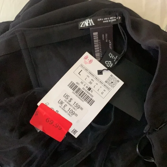 Zara semi-sheer strapless dress 5919/809 - Picture 4 of 8